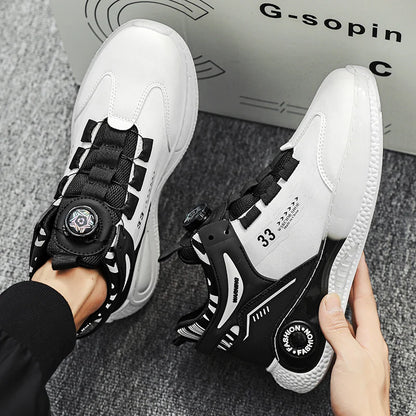FlexiStep™ – Baskets pour Hommes Confortables avec Boucle Rotative Durable