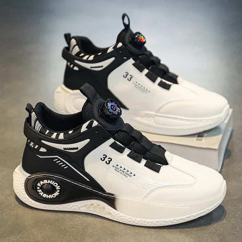 Baskets Hommes Confort Chaussures Sport avec Fermeture Rapide - PanierRoyale