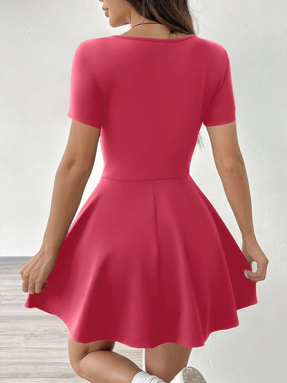 Flexima™ – Robe Moulante Courte Femme Légère et Sport Chic pour l’Été