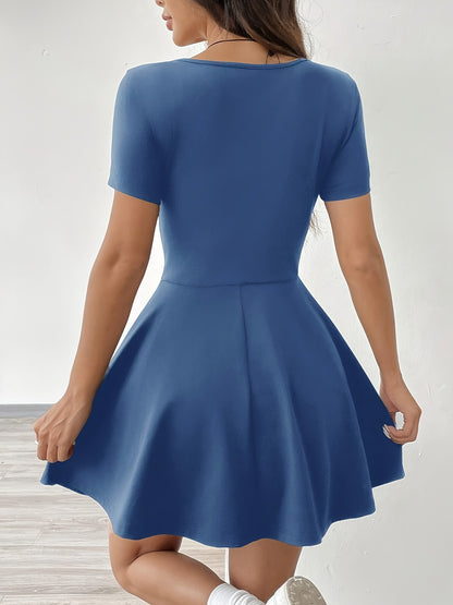 Flexima™ – Robe Moulante Courte Femme Légère et Sport Chic pour l’Été