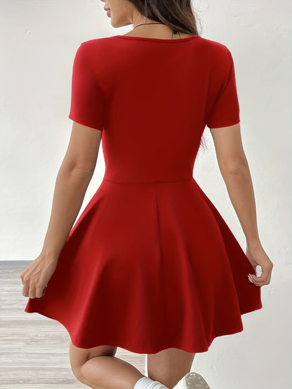 Flexima™ – Robe Moulante Courte Femme Légère et Sport Chic pour l’Été