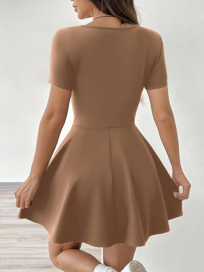 Flexima™ – Robe Moulante Courte Femme Légère et Sport Chic pour l’Été