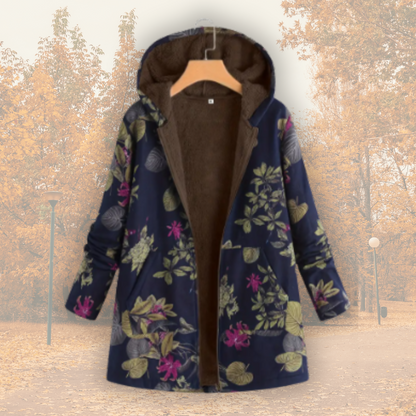 Veste Femme Doublure Polaire Capuche Coupe Ajustée Hivernale