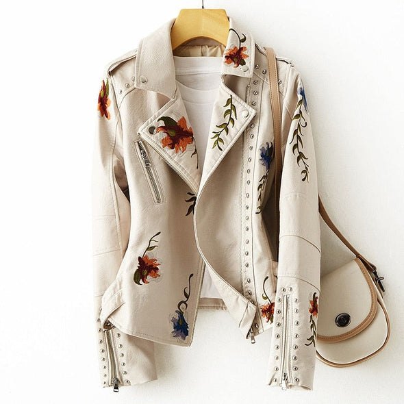 Veste Cuir Femme Élégante et Confortable - PanierRoyale
