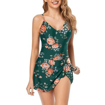 Maillot de Bain Femme Élégant avec Shorty