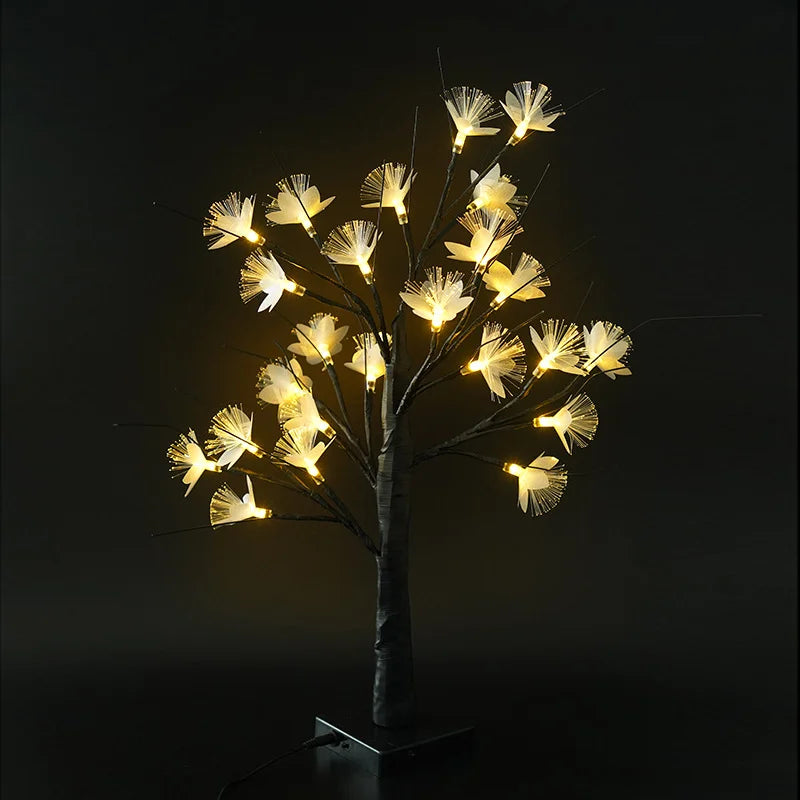 Floralis™ – Lampe De Table Led Décorative En Forme D’arbre À Fleurs