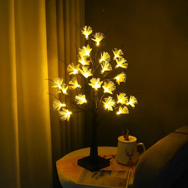 Floralis™ – Lampe De Table Led Décorative En Forme D’arbre À Fleurs