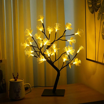 Floralis™ – Lampe De Table Led Décorative En Forme D’arbre À Fleurs