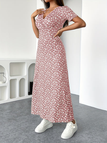 Florezia™ – Robe Longue à Fleurs Chic et Fluide pour Été Élégant