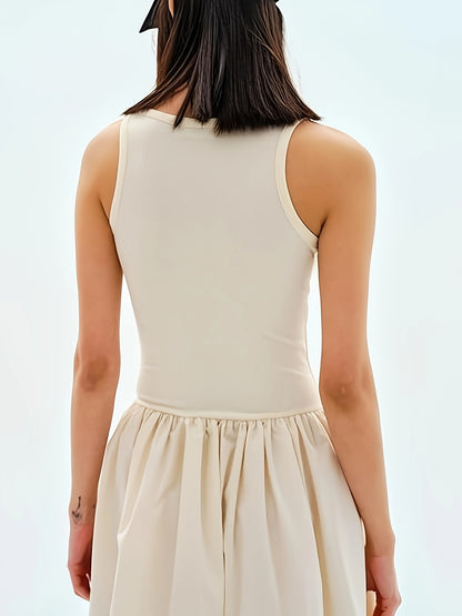 Fluerine™ – Robe Longue Femme Été Élégante et Fluide à Col Rond