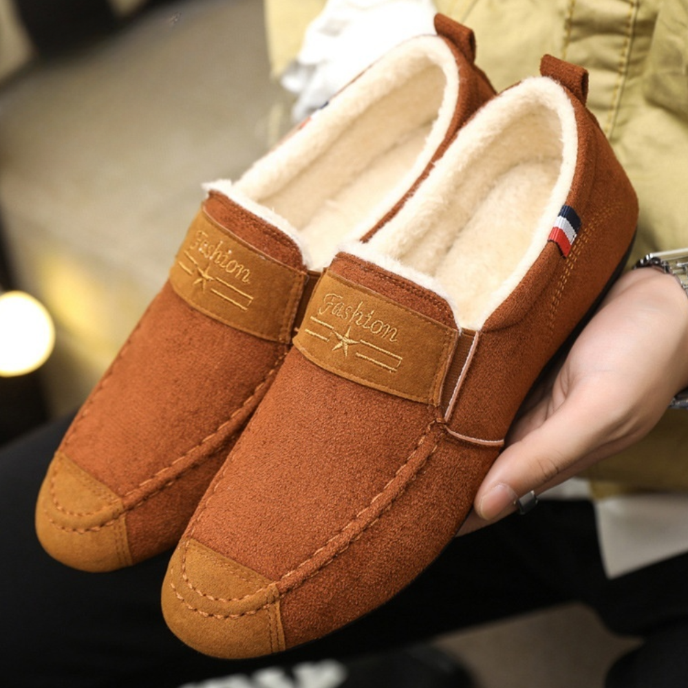 Mocassins Hiver Chauds et Confortables pour Homme