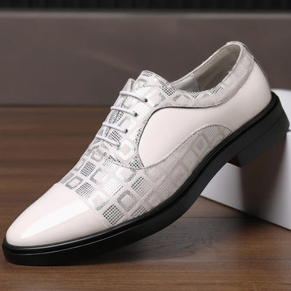 Chaussures Mariage Homme Noir Classiques à Broderies