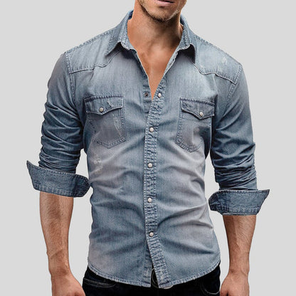 Chemise Denim Homme Décontractée et Moderne - BerlinGlamour