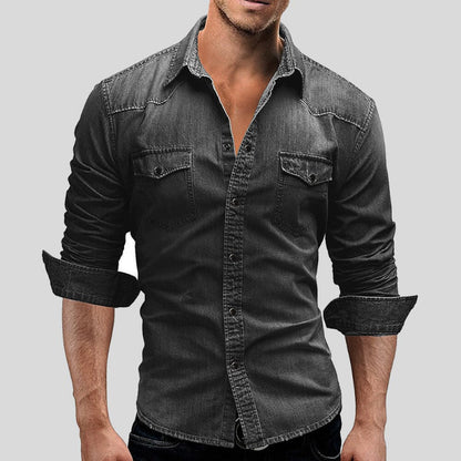 Chemise Denim Homme Décontractée et Moderne
