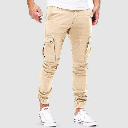 Pantalon Homme Cargo Léger avec Poches Multiple - PanierRoyale