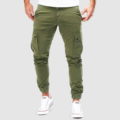 Pantalon Homme Cargo Léger avec Poches Multiple