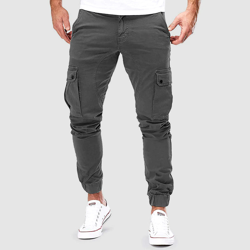 Pantalon Homme Cargo Léger avec Poches Multiple