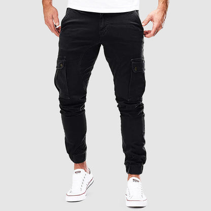 Pantalon Homme Cargo Léger avec Poches Multiple