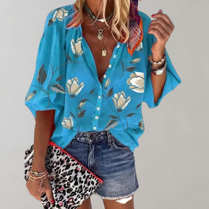 Chemise Fleurée Élégante pour Femme