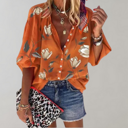 Chemise Fleurée Élégante pour Femme