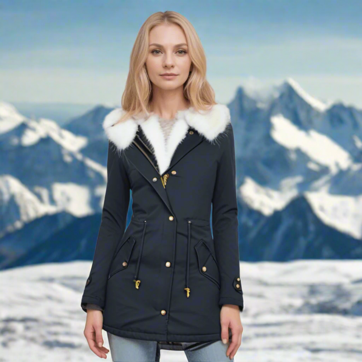 Manteau Long Doublé en Polaire Imperméable - vue 2