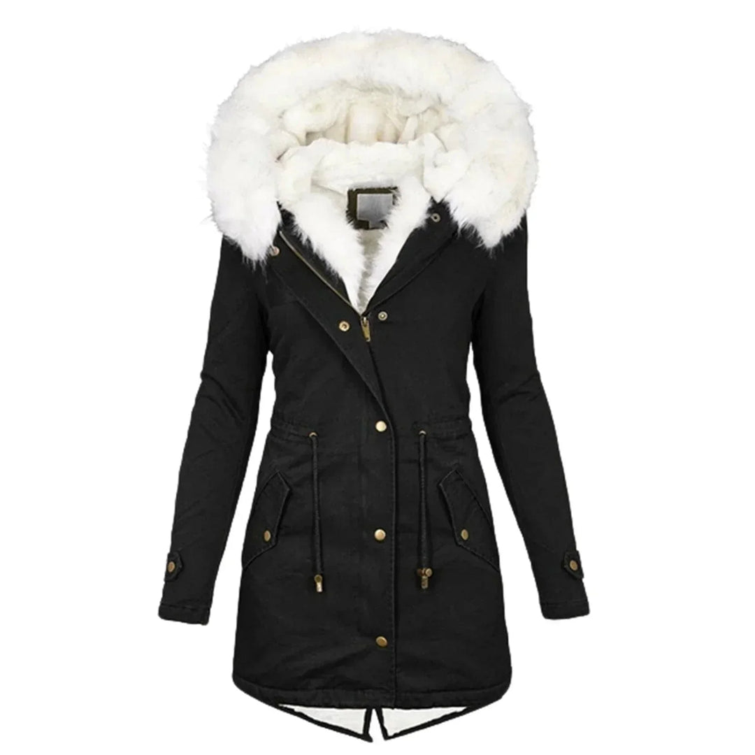 Manteau Long Doublé en Polaire Imperméable - vue 3