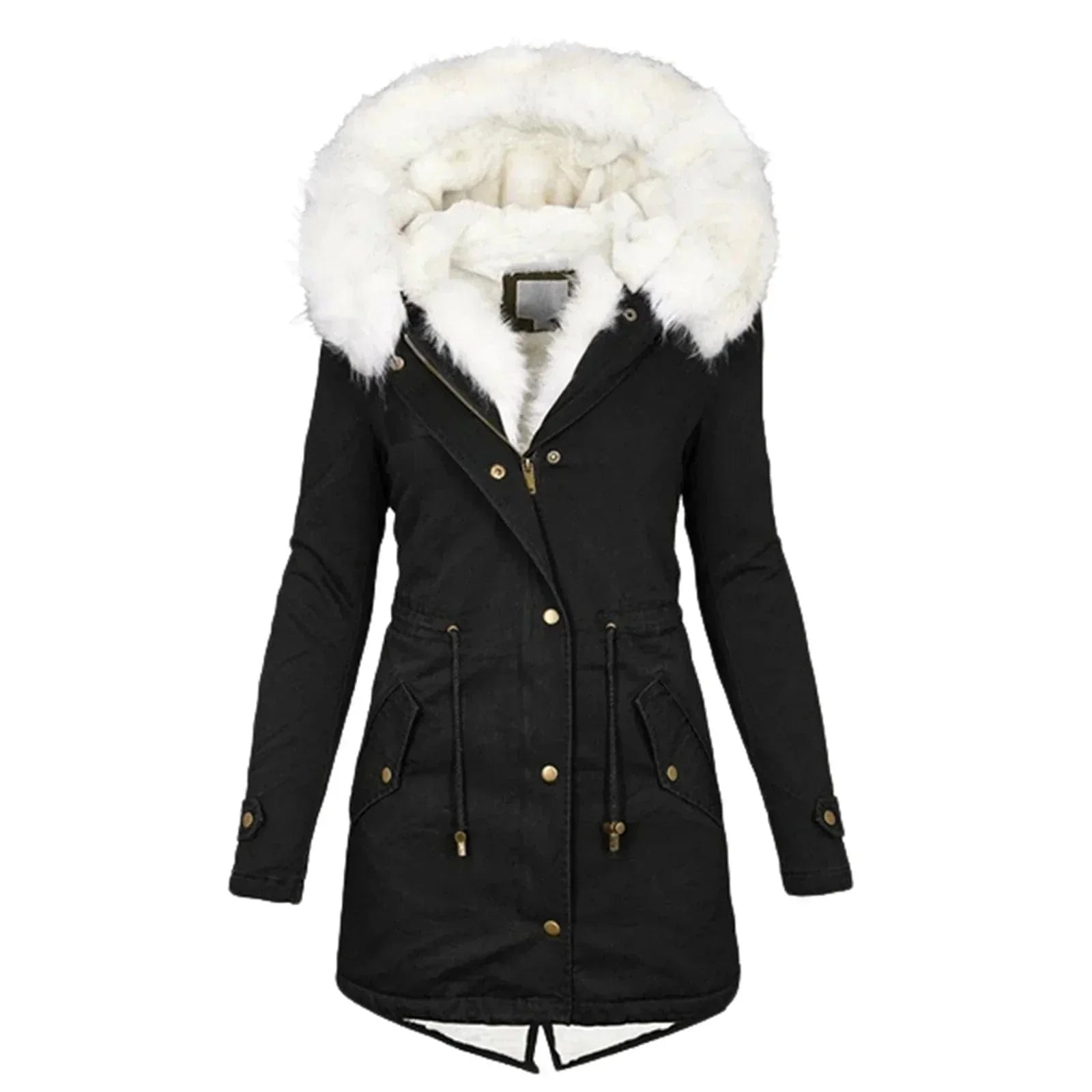 FrostEase™ – Manteau Long Doublé en Polaire