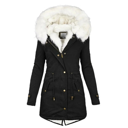 Manteau Hiver Long Polaire Doux et Chaud