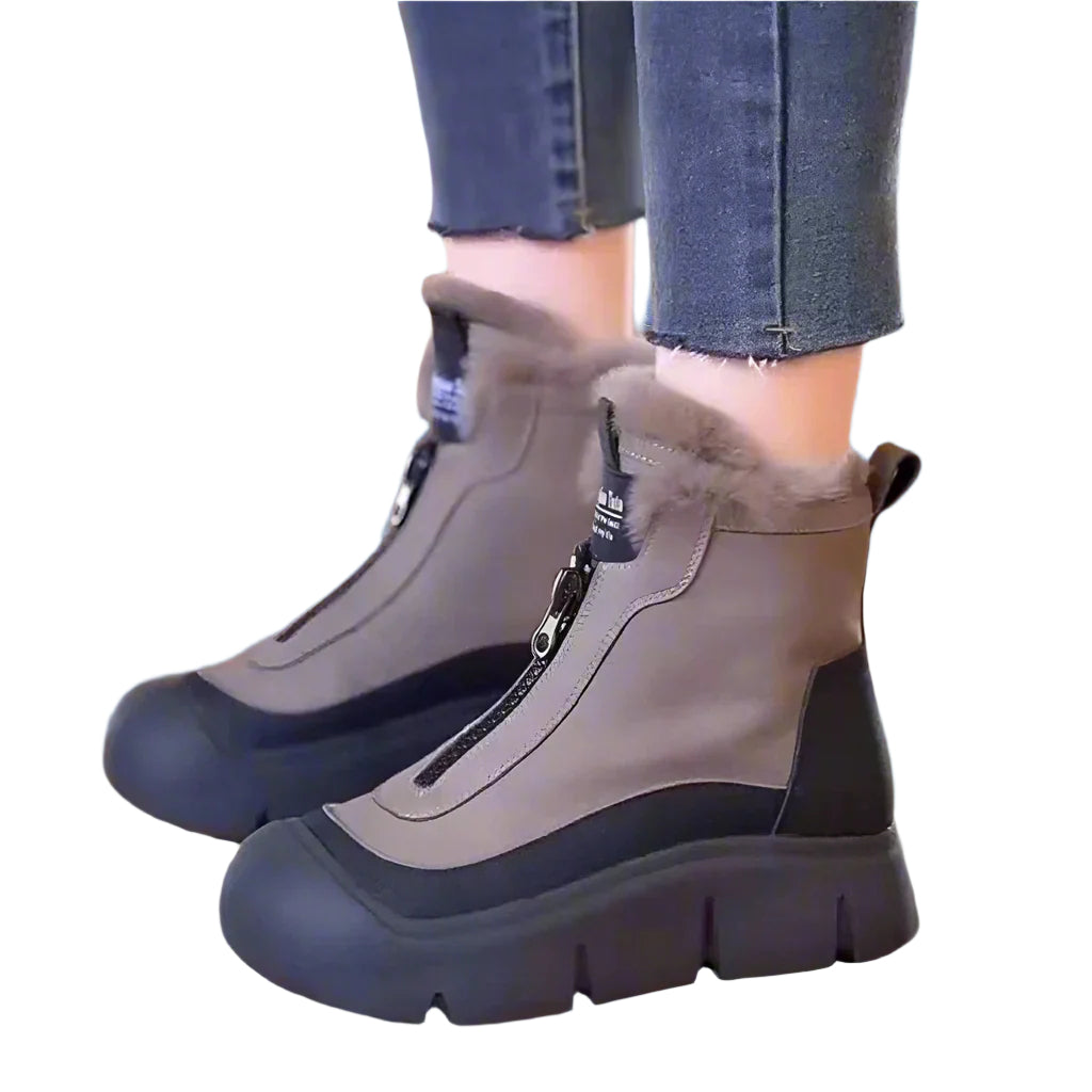 Bottes Fourrure Polaire Chaudes et Confortables
