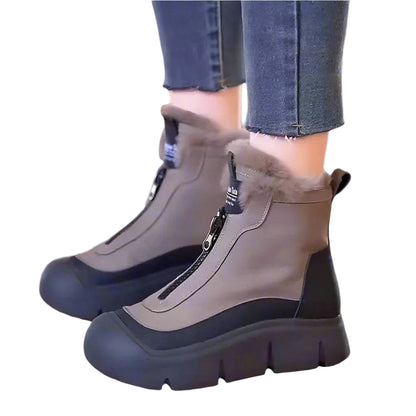 Bottes Fourrure Polaire Chaudes et Confortables