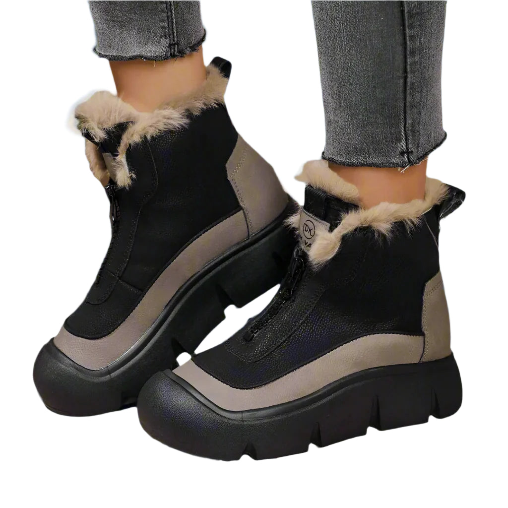 Bottes Fourrure Polaire Chaudes et Confortables - PanierRoyale