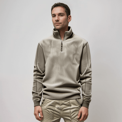 FrostLux™ – Pull Polaire Homme Élégant et Confortable