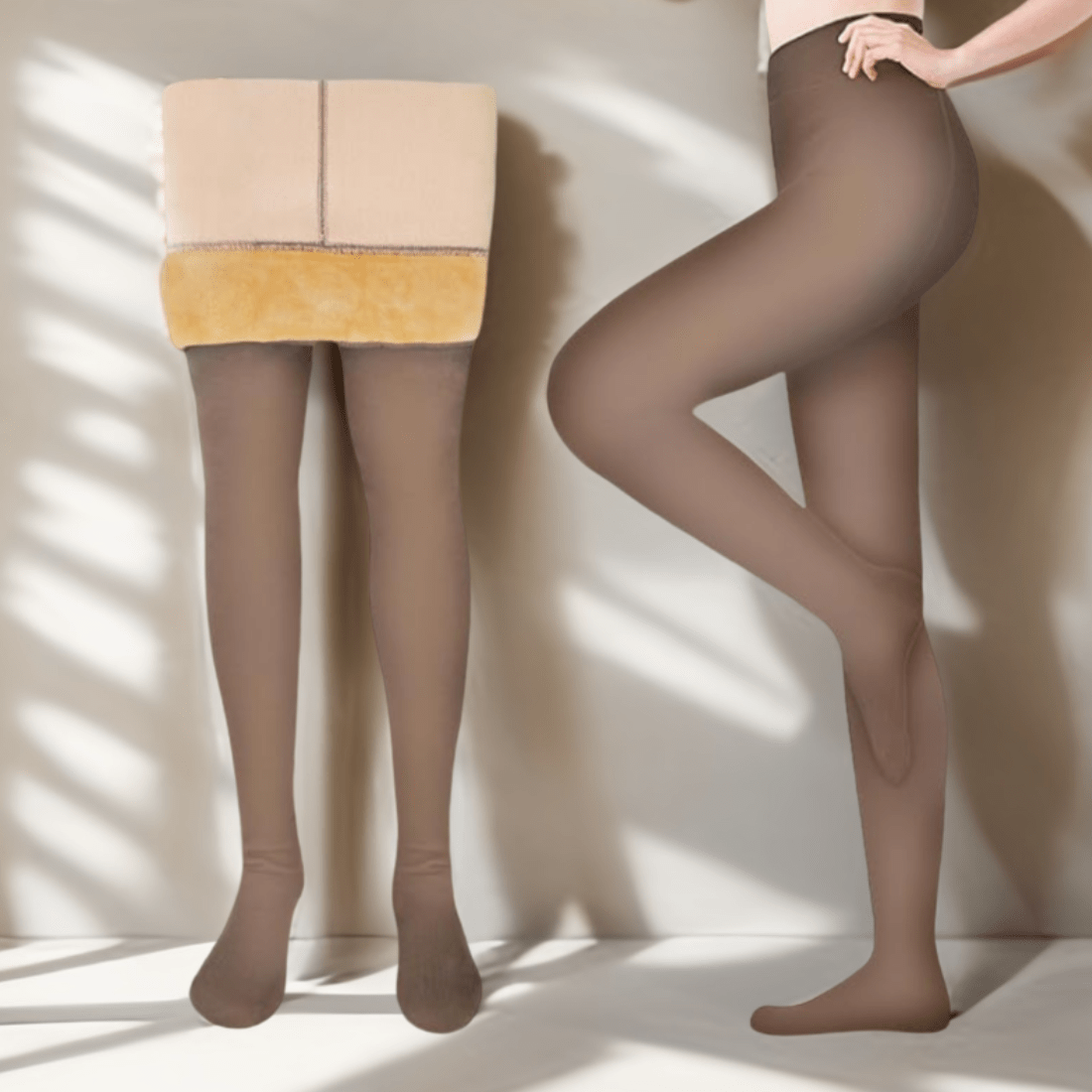 Collant Polaire Épais et Confortable pour Femme