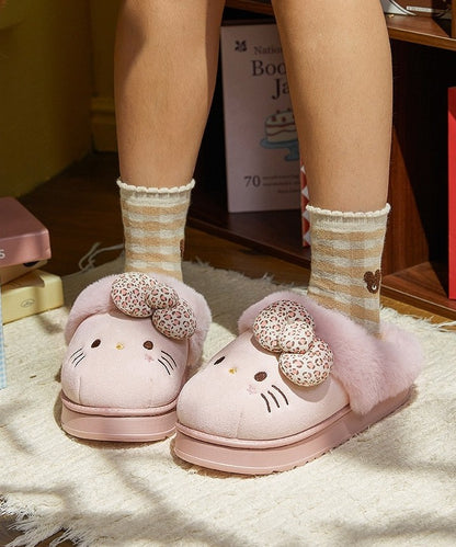 Furina™ – Chaussons Confortables En Fourrure Hello Kitty Pour Femme