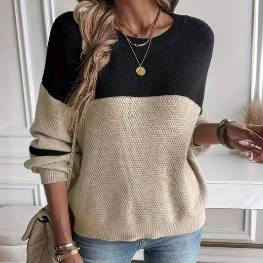 Pull Femme à Manches Longues Élégant - PanierRoyale