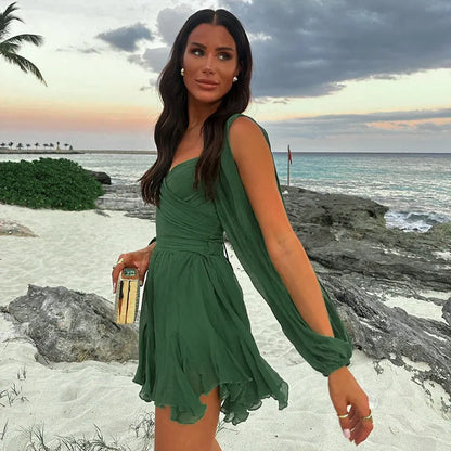 Robe Été Femme Courte Manches Longues