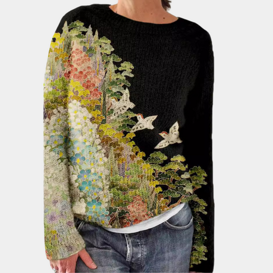 Pull Femme à Motifs Colorés et Décontracté - PanierRoyale