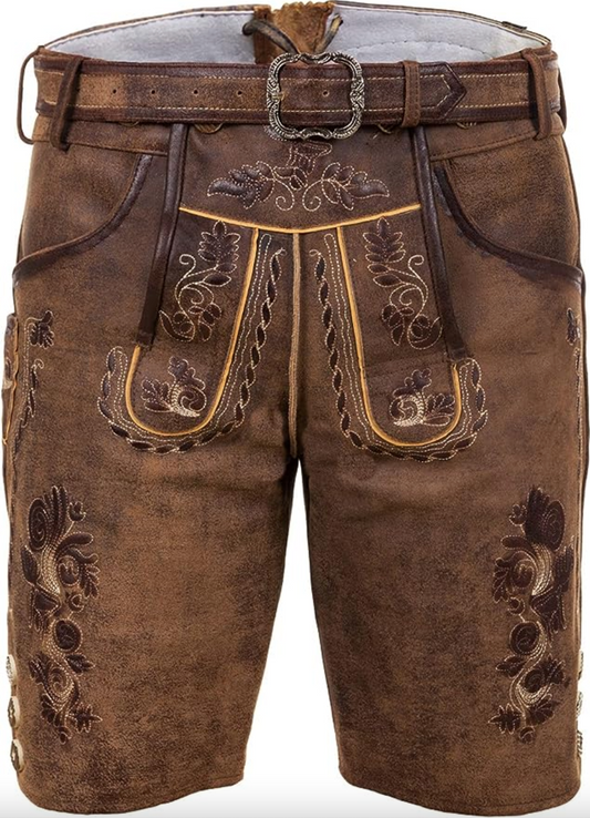 Pantalon Cuir Court Homme Élégant - BerlinGlamour