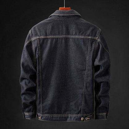 Blouson Homme Denim Doublure Polaire Chaude