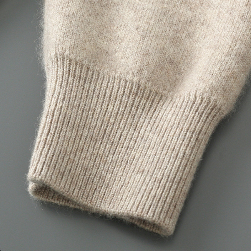 Cardigan Homme Laine Chaud et Élégant avec Fermeture Éclair