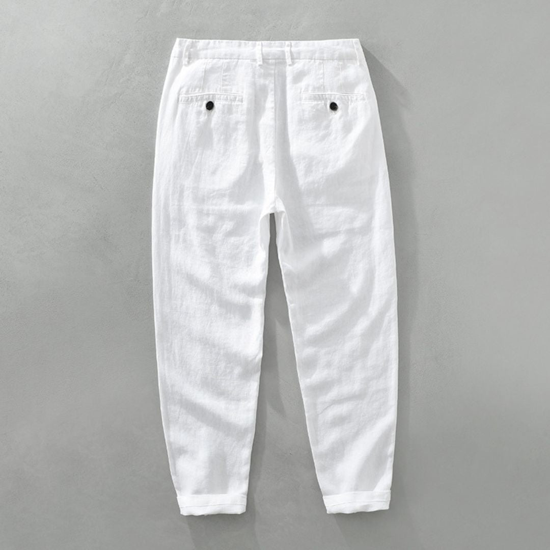 Pantalon Lin Coton Homme Léger Été