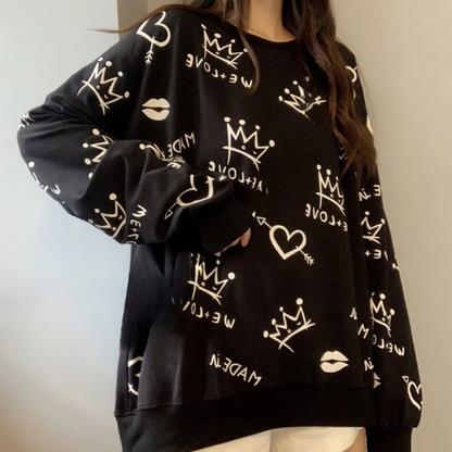 Pull Décontracté à Motifs - vue 3