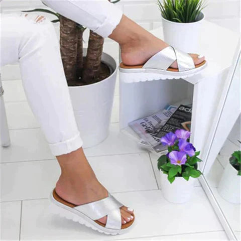 Sandales Orthopédiques Femme Confortable pour Été