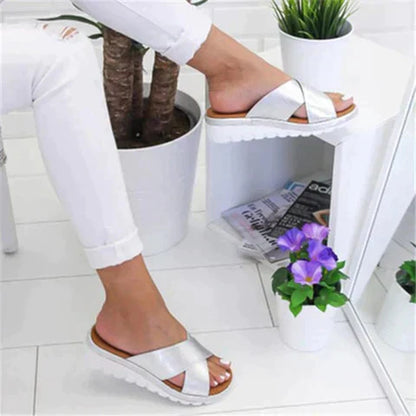 Sandales Orthopédiques Femme Confortable pour Été