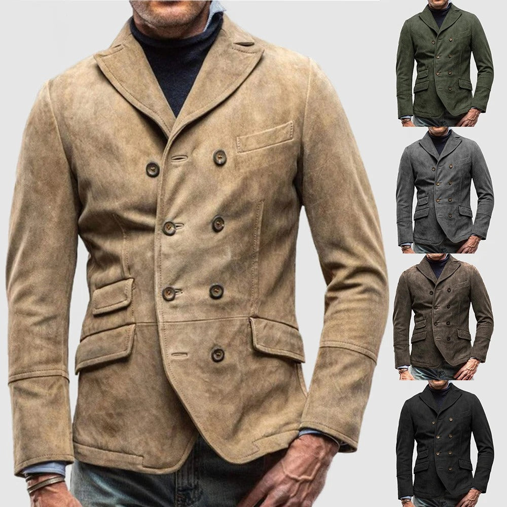 Blazer Homme Slim Fit Élégant Noir