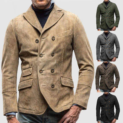 Blazer Homme Slim Fit Élégant Noir