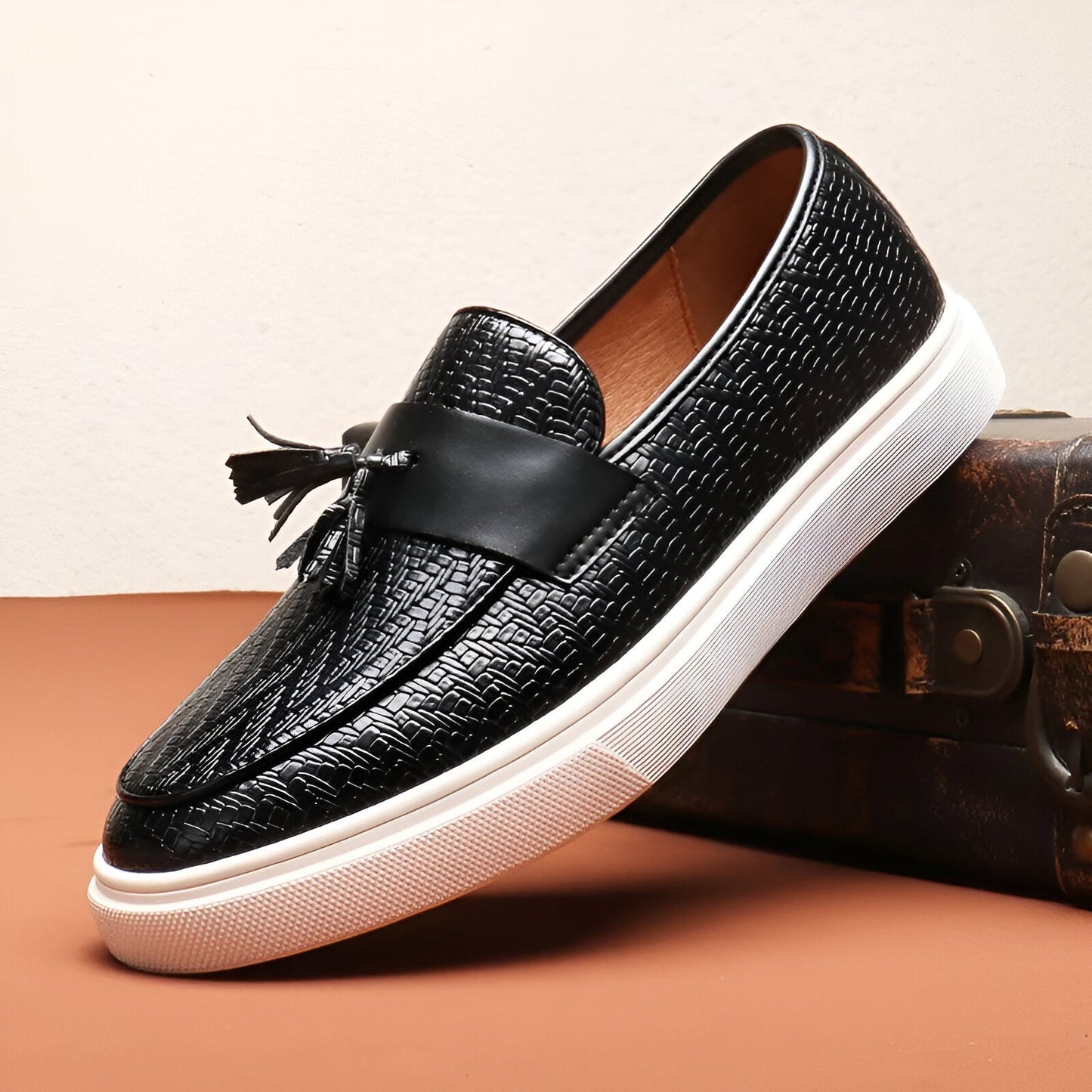 Mocassin Homme Cuir Élégant