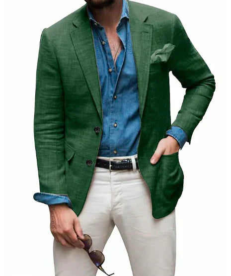 Blazer Homme Classique 2 Boutons Élégant