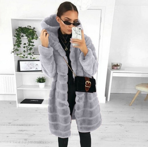 Manteau Femme Hiver Long et Doux