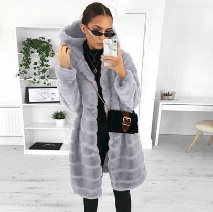 Manteau Femme Hiver Long et Doux
